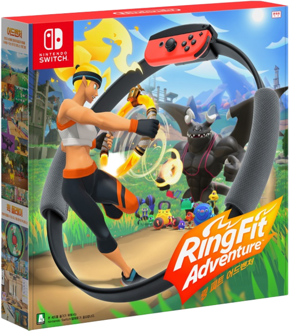닌텐도 스위치 링 피트 어드벤처 한글판 사은품 화면보호필름 증정 당일출발, 운동게임 링 피트 어드벤처+사은품 보호필름