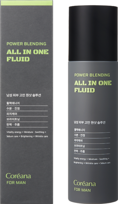 코리아나 포 맨 파워 블렌딩 올인원 플루이드, 150ml, 1개