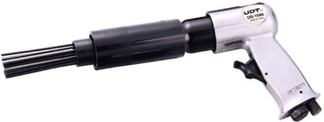 UDT UD-1046 에어 제트 치즐 용접 잔여물 녹 제거 권총형 4500bpm, 본상품, 1개