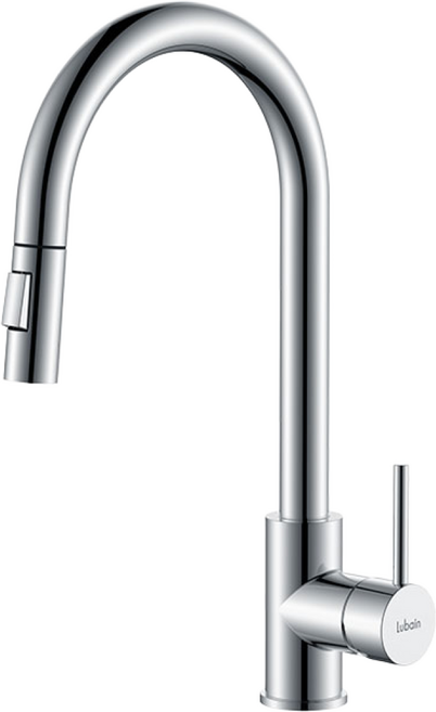 루바인 Lubain 셀럽 KC09SP 크롬 원홀주방수전, 1개