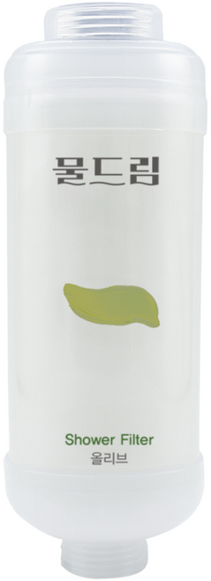샤워기필터 염소제거 비타민 필터 피부보습 아로마 물드림, 1개, 오크베리