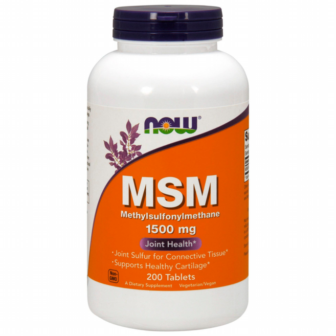나우푸드 MSM 1500mg 타블렛, 200정, 1개