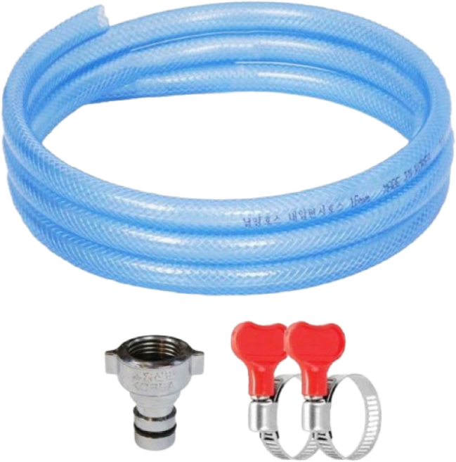 편사 물호스 3종 세트, 2M, 1세트