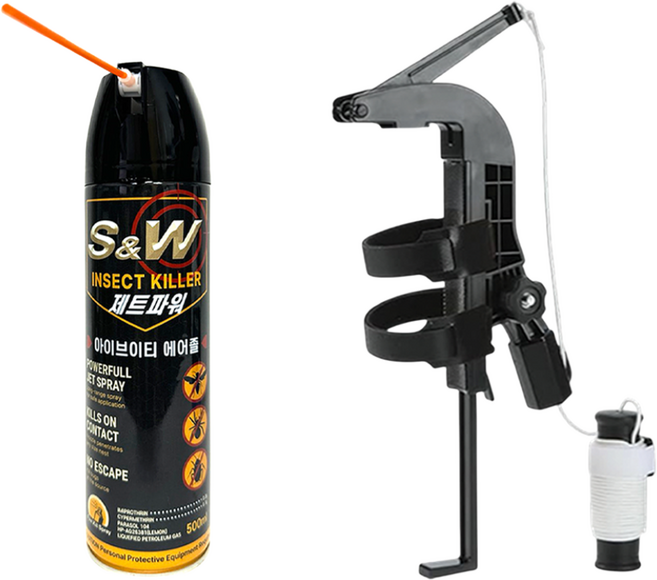 말벌 퇴치제 분사기 (해충스프레이 높은곳작업도구), 1. 말벌 퇴치제 SET, 1개, 1세트