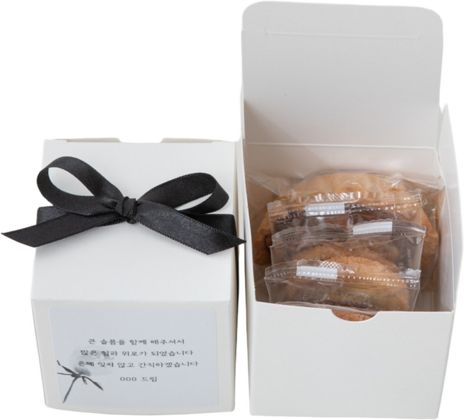 달콤베이커리 수제쿠키 부의 답례품 선물세트, 1개, 130g
