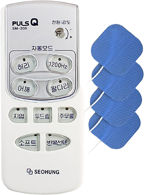 의료기기 제조기업 서흥메가텍 저주파자극기 SM-205 근육통완화 중주파기능 저주파기, 1개