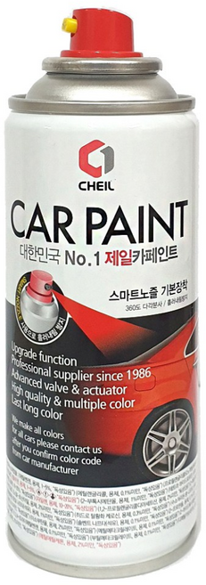 르노 자동차 순정형 차량용 도색 스프레이 카페인트, EEA(QXB) - 화이트 (1), 1개