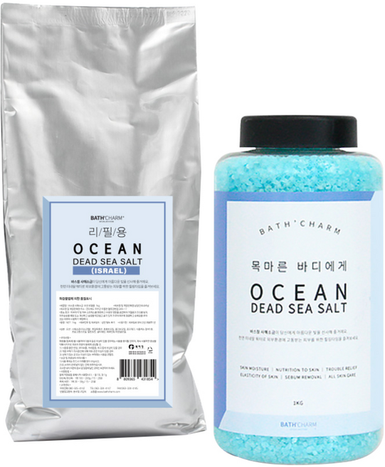 바스참 사해소금 오션 리필용, 1kg, 1개