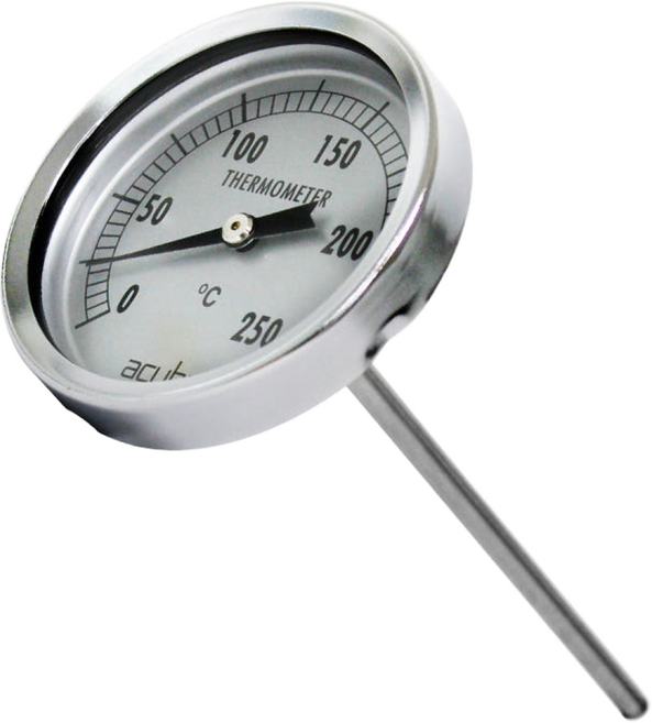 아쿠바 바이메탈 온도계(일반형) CS-150L 아날로그 거치식 온도측정 내구성 조리용온도계, 1개