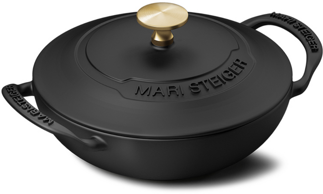 마리슈타이거 무쇠 주물 블랙시리즈 베이비웍 그릴팬, 베이비웍(주물뚜껑), 1개, 18cm