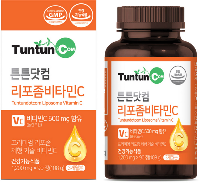 튼튼닷컴 리포좀 비타민C [3개월분], 1개, 90정