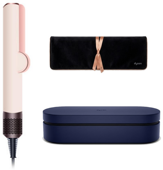 [국내정품/무상AS] 다이슨 에어스트레이트 스트레이트너 (세라믹 핑크 로즈 골드) 정품 케이스 + 정품 파우치 세트 구성