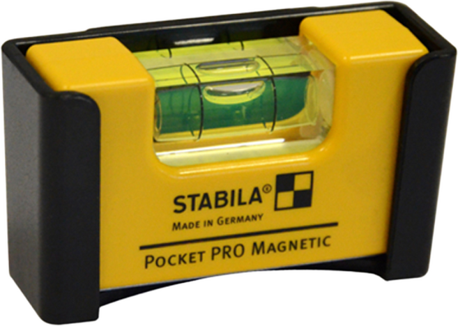스타빌라 포켓 자석 수평기 65mm, 1개