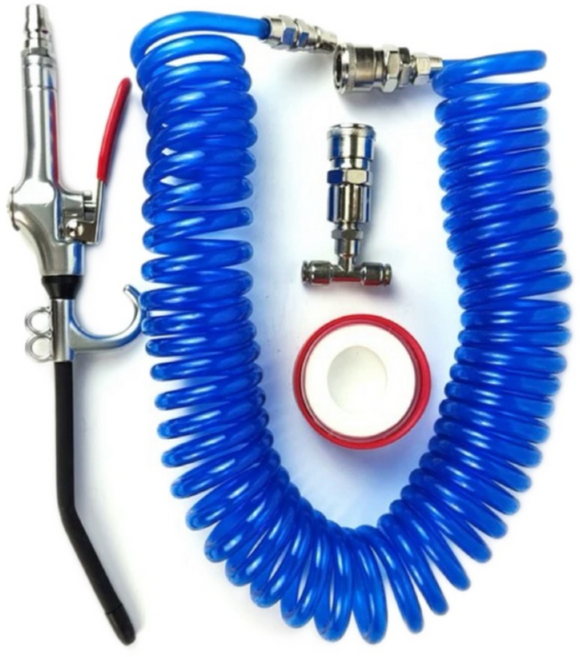 공구PXJ 콤프레샤 에어건 에어호스9M 청소 건 세트, 1세트