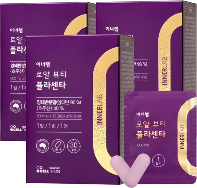 셀트리온 이너랩 로얄 뷰티 플라센타, 30정, 3개