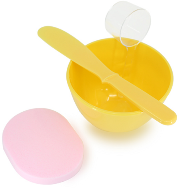 AWC 100% 국산 팩도구 4종세트, 혼합색상, 1세트