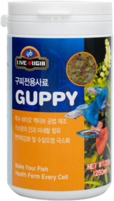 다온 구피 플레이크 사료, 1개, 250ml