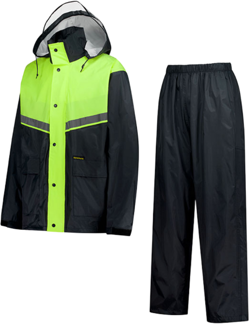 태광월드 비둘기표우의 오토바이 우의 (r6001) 라이더용 다용도 Fiti시험 인증제품, 형광연두색