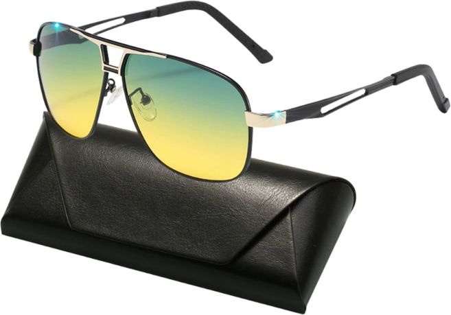 TAYPAK 주야 자외선차단 편광 여행 눈부심방지 스포츠 블루라이트 차단 안경