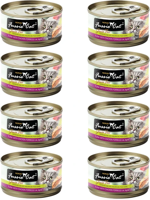 퍼시캣 전연령 고양이 프리미엄 포뮬라 주식캔, 닭+참치, 80g, 8개 - 쿠팡