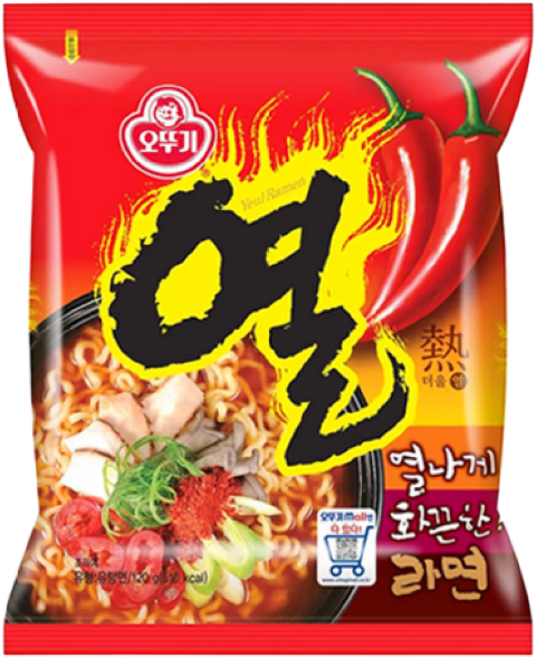 오뚜기 열라면 120g, 5개