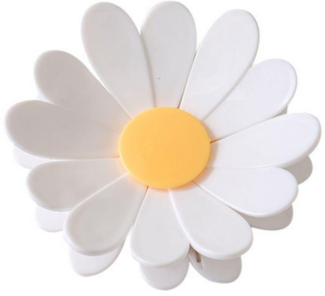 일상스토리 자석 데이지 밀봉 클립 집게, 1세트, 화이트
