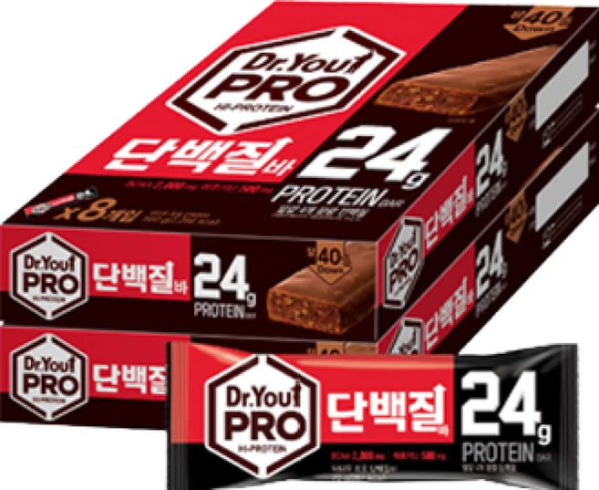 닥터유 PRO 프로 단백질바 프로틴 헬스 활력 에너지 간식 아르기닌 아미노산 함유, 70g, 12개 - 쿠팡