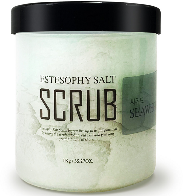 에스테소피 바디 스크럽 솔트 솝 해초, 1kg, 1개