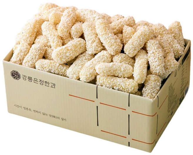 강릉은정한과 찹쌀강정 대용량 (전통 유과 한과 명절선물 답례품 설날선물 추석선물 부모님선물 어르신간식), 1개, 1kg