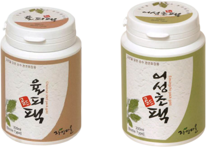 자연마을 곡물팩 BEST 제품 2종 set B (어성초팩+율피팩)(10%할인), 1개