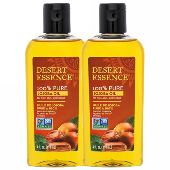 데저트에센스 100 퓨어 호호바오일, 118ml, 2개