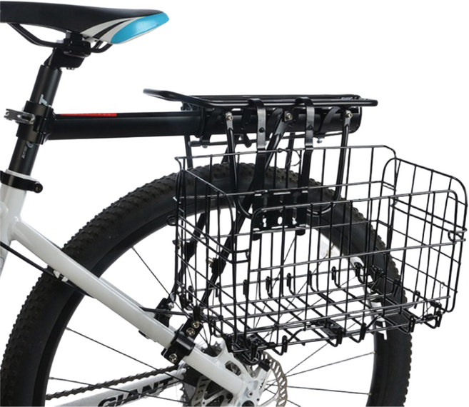 락브로스 접이식 탈부착 자전거짐받이 자동 바구니 장바구니 국토종주 장거리 라이딩, 1개