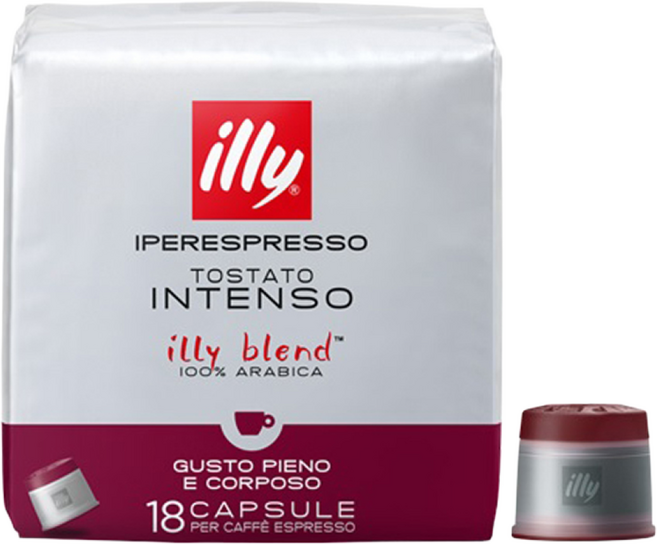 일리 다크 인텐소 볼드 로스트 캡슐 커피, 6.7g, 18개입, 2개