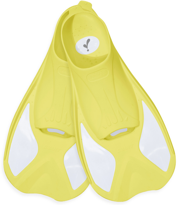 이츠라이프 블루타 프리다이빙 오리발 숏핀, 샤인레몬