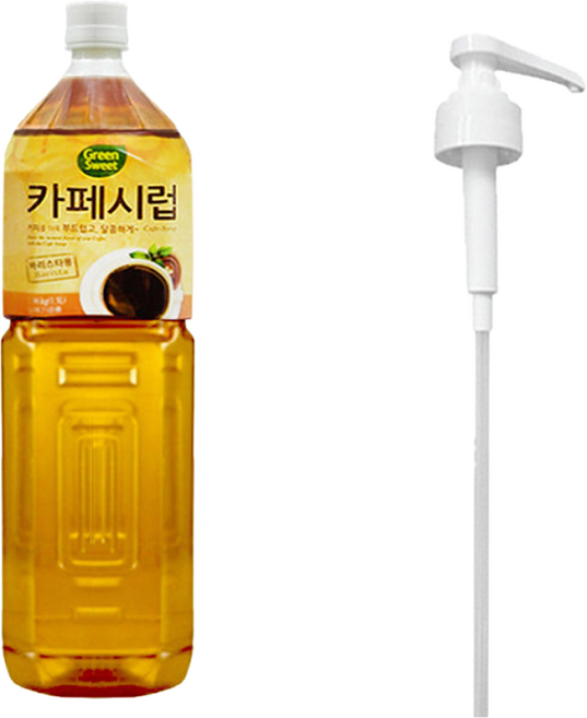 대상 카페시럽 1.5L + DY시럽펌프, 1개