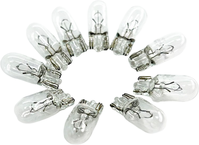 [바이오라이트] 미등 실내등 번데기등 전구 T10 ( 24V ) 10개, 1세트