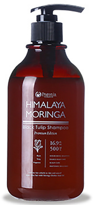 포고니아 히말라야 모링가 명품 튤립향 블랙튤립 샴푸, 500ml, 1개