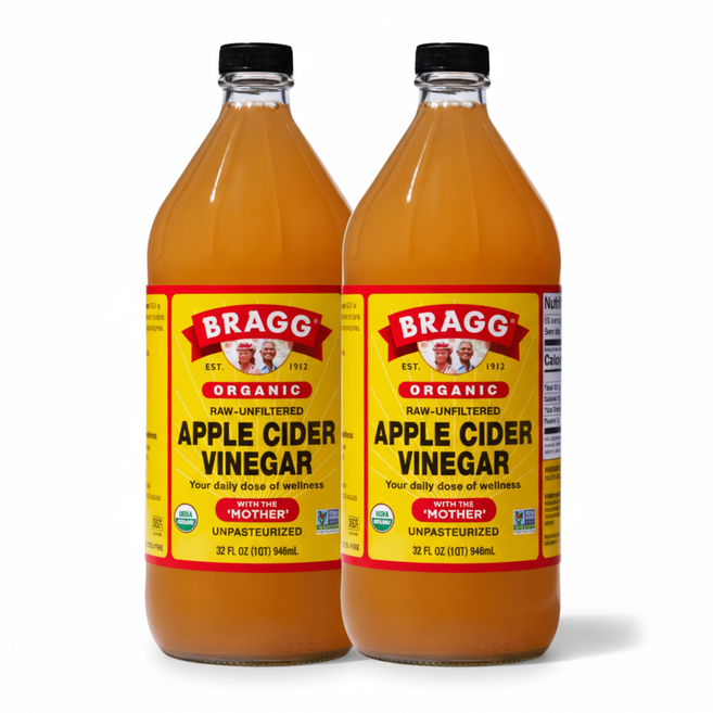 브래그 애플사이다비네거 음용식초, 946ml, 2개