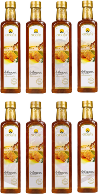 태국꿀 도이캄꿀 태국왕실꿀 770G 튜브꿀 롱간 자연꿀, 8개