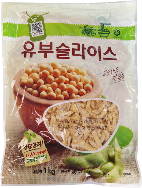 유부 슬라이스 1kg, 1개