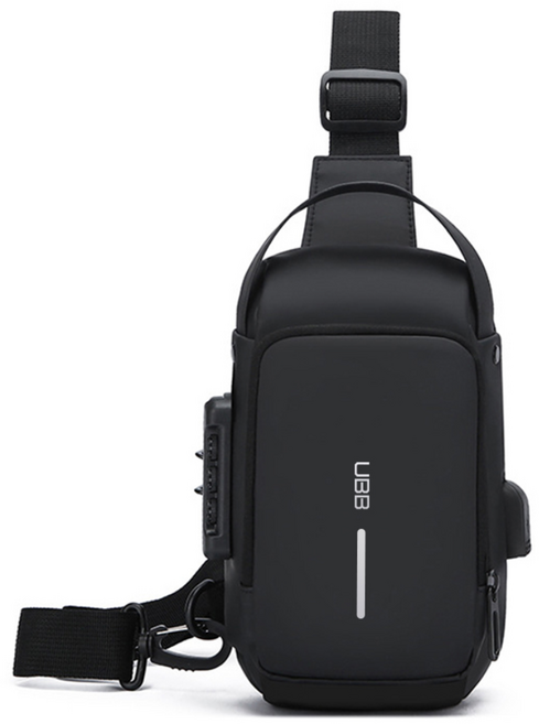 UBB 세이프팩 스마트 크로스 슬링백 여행용 도난방지 잠금장치 방수 C타입 충전