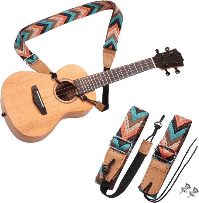 위고뮤직 US-85 우쿨렐레 우쿠렐레 스트랩 어깨끈 멜빵, 일반형, 1개