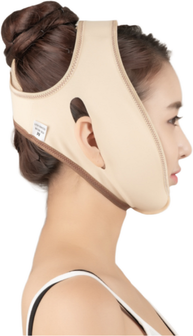 얼굴 V라인 리프팅 밴드 팔자 주름 턱살 이중턱 페이스 비대칭 교정 압박 땡기미 땡김이 마사지기구 얼굴 관리 붓기 빼는법 작아지는법, 1개