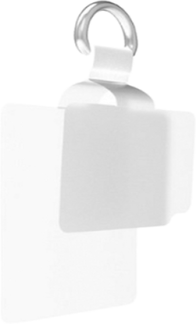 로랜텍 갤럭시 Z 플립 4 / 3 공용 휴대폰 팔레트 링, 투명, 1개