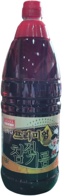 에이하나 프리미엄 참진기름, 4개, 1.8L