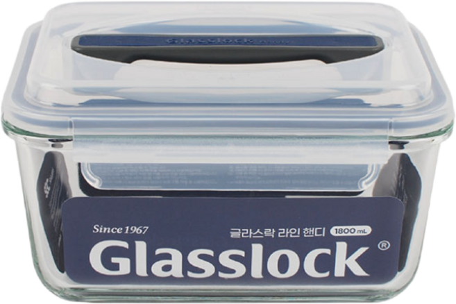글라스락 핸디형 밀폐용기, 1개, 1.8L