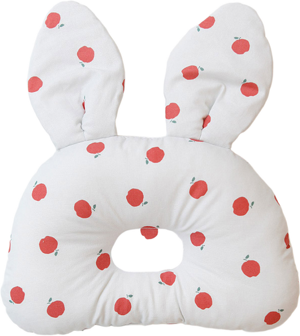 꿈꾸는두부 토끼 유아동 짱구베개, 볼빨간 사과, 1개
