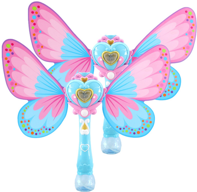 비눗방울 버블 요술봉 + 전용용액 2세트, 페어리 블루, 1개