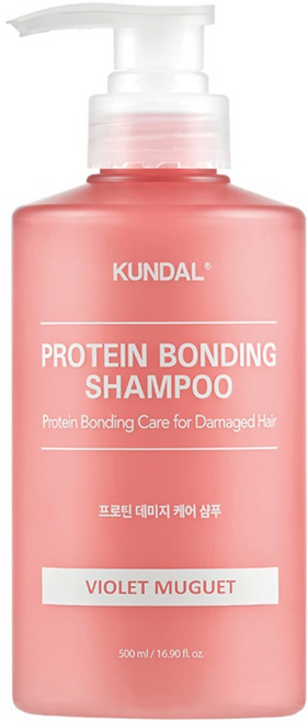 쿤달 프로틴 데미지 케어 샴푸 바이올렛뮤게향, 500ml, 2개