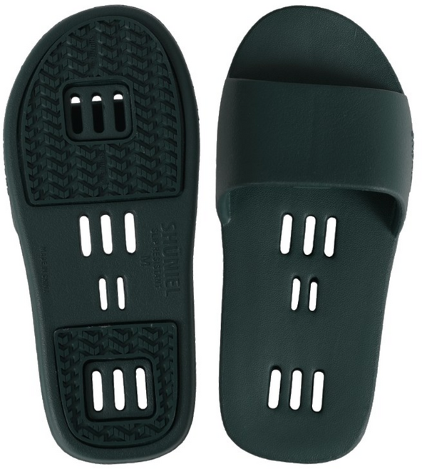 슈니엘 미끄럼방지 1등급 욕실화 발등낮은 욕실슬리퍼, 그린, 1개